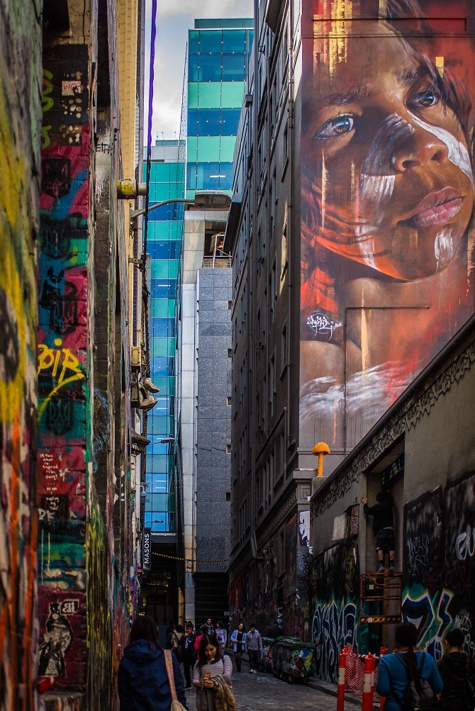 Hosier Lane, Melbourne, fot. Daria Paszkowska